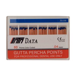  ویژگی‌های گوتا پرکا 4٪ - Gutta percha points: - سیل کامل قسمت اپیکال - صاف، هموار و انتهای گرد - قابل استفاده جهت اندازه گرفتن عمق - مهر و ‌‌موم کردن تمام طول کانال و رسیدن به اپکس - تقارب: 4٪ - سایزبندی: 20 (زرد)، 25 (قرمز)، 30 (آبی) و 45 (سفید) - محتویات بسته: 60 عدد
