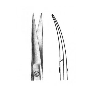 قیچی اریس سر کج - Iris Scissors