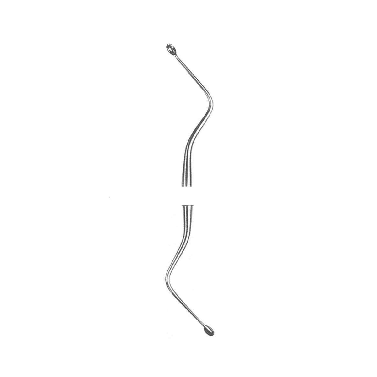 کورت قاشقی شماره 2-Spoon Surgical Curette