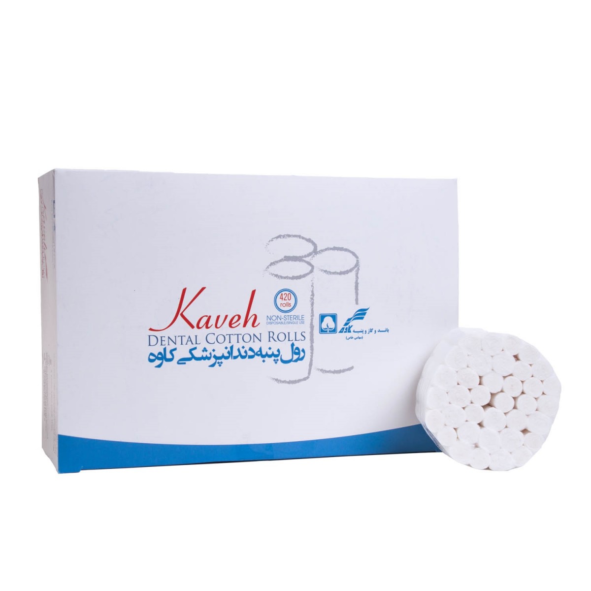 رول پنبه بزرگسال ۴۲۰ عددی – Cotton Rolls