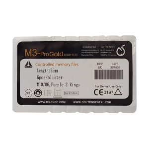 فایل روتاری 6٪ شش عددی Pro Gold Rotary File