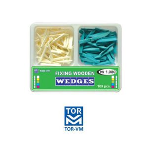 وج آناتومیک 2 رنگ 100 عددی Wooden Wedges 1.080